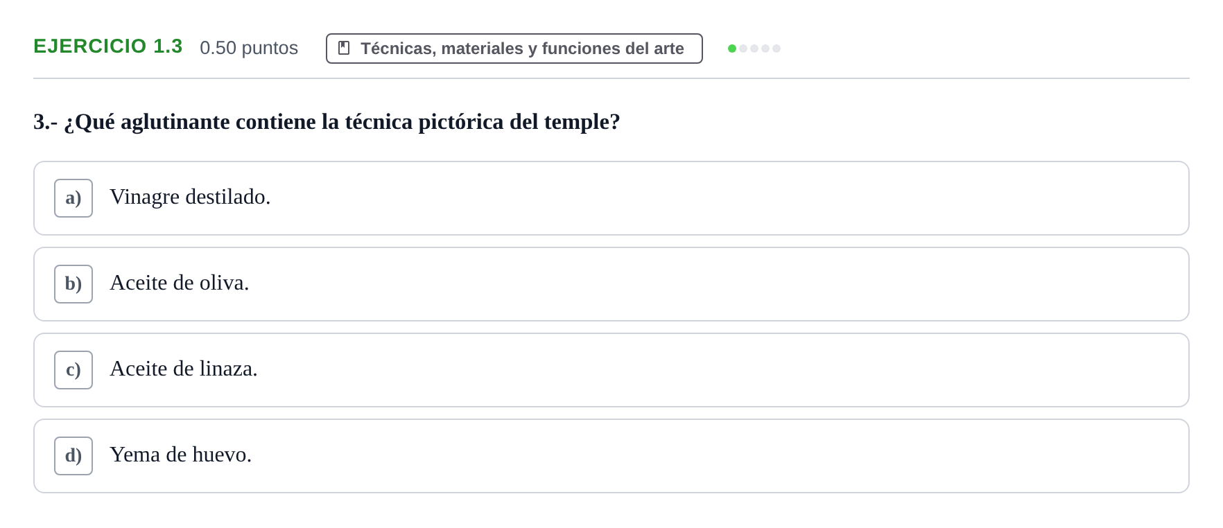 Enunciado: Ejercicio 1.3 · Fundamentos Artísticos PAU La Rioja Extraordinaria 2026