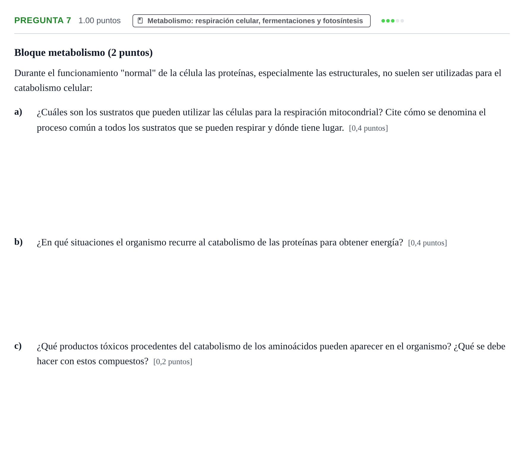 Enunciado: Pregunta 7 · Biología PAU La Rioja Ordinaria 2026