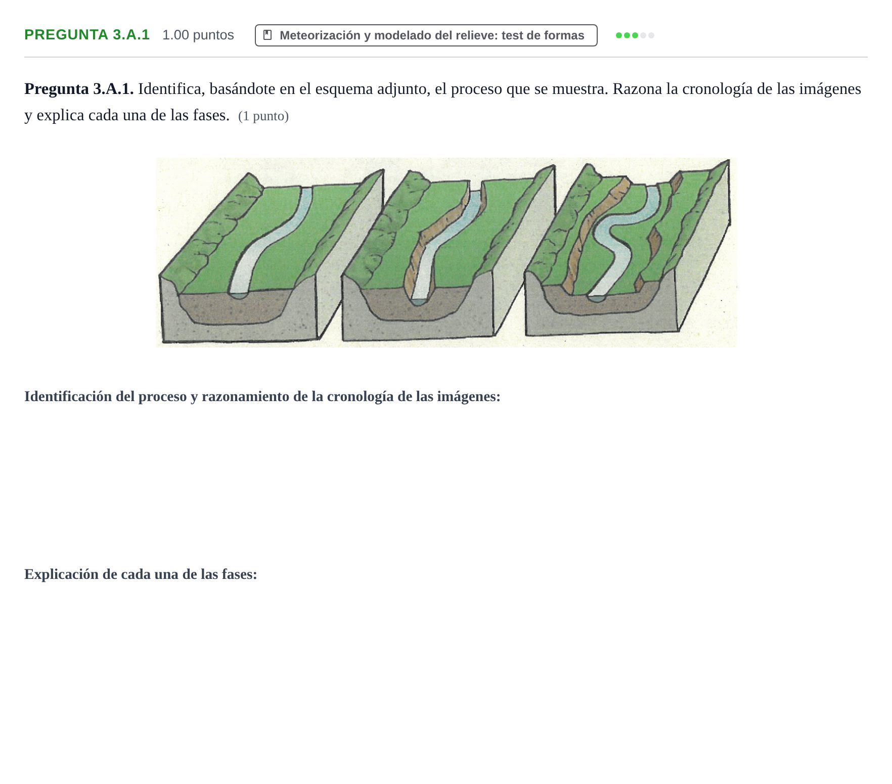 Enunciado: Pregunta 3.A.1 · Geología y Ciencias Ambientales PAU La Rioja Ordinaria 2026