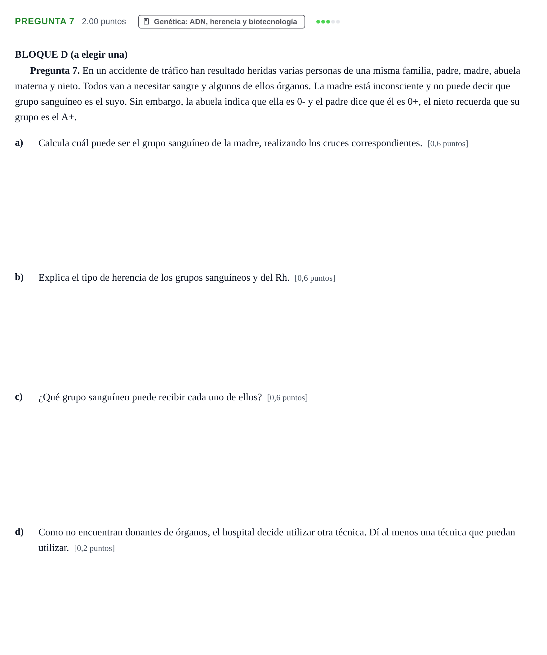 Enunciado: Pregunta 7 · Ciencias Generales PAU La Rioja Ordinaria 2026