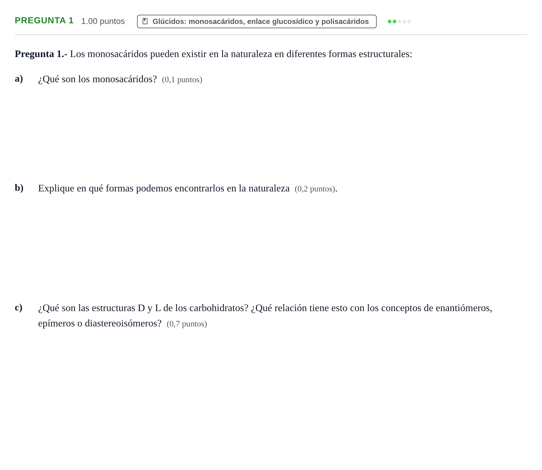 Enunciado: Pregunta 1 · Biología PAU La Rioja Ordinaria 2025
