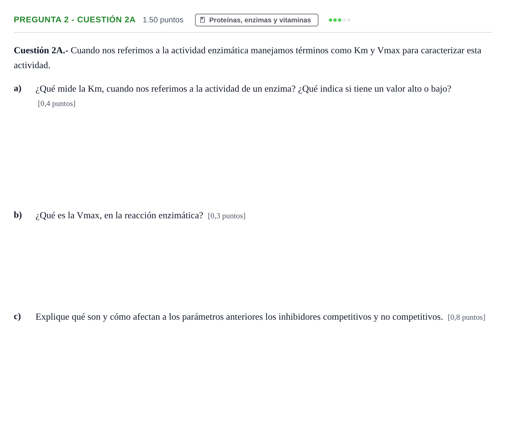 Enunciado: Pregunta 2 - Cuestión 2A · Biología PAU La Rioja Ordinaria 2025