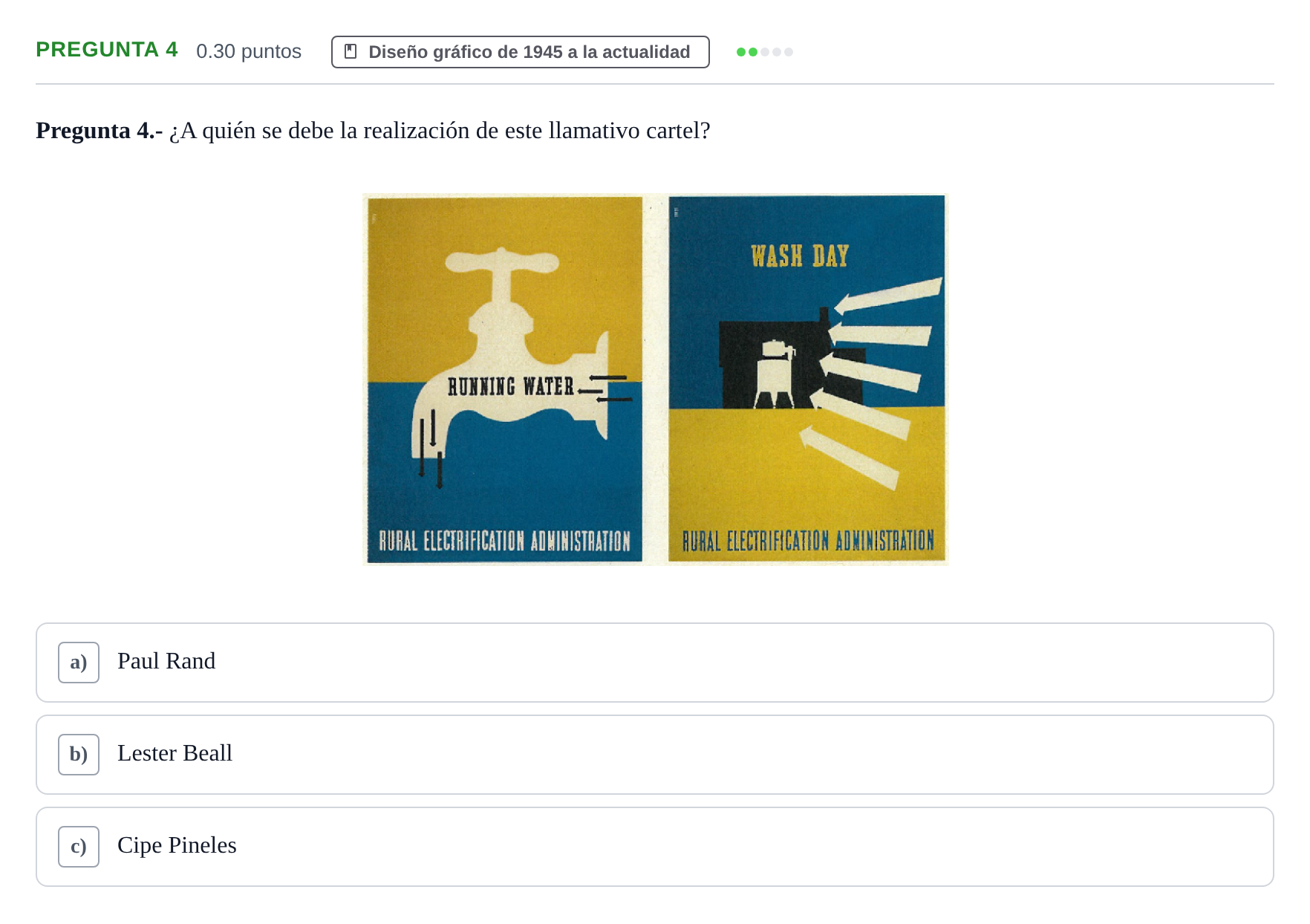 Enunciado: Pregunta 4 · Diseño PAU La Rioja Extraordinaria 2025