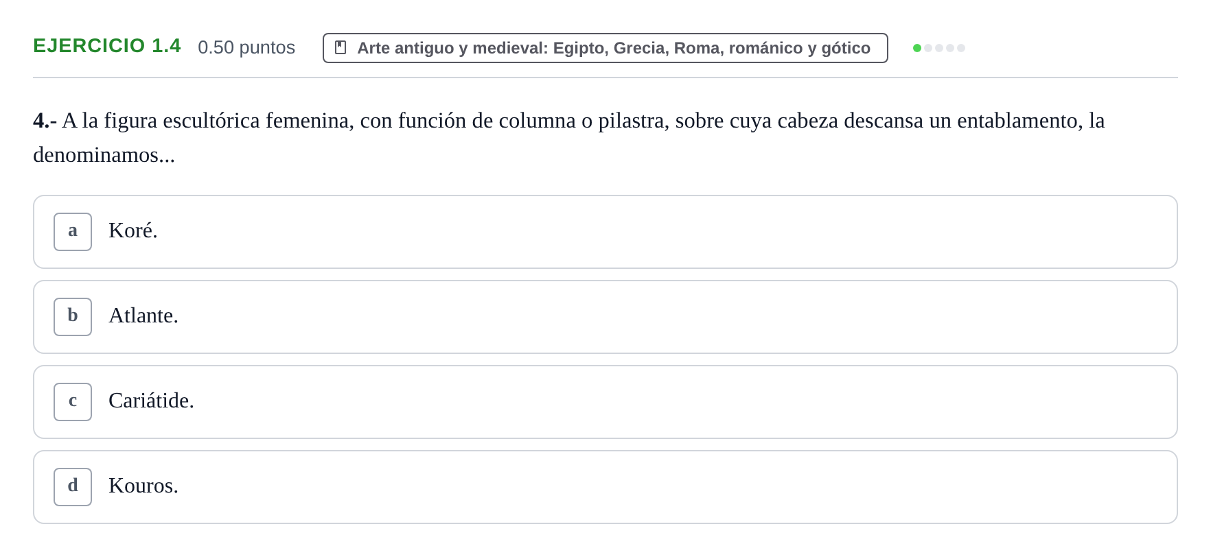 Enunciado: Ejercicio 1.4 · Fundamentos Artísticos PAU La Rioja Ordinaria 2025