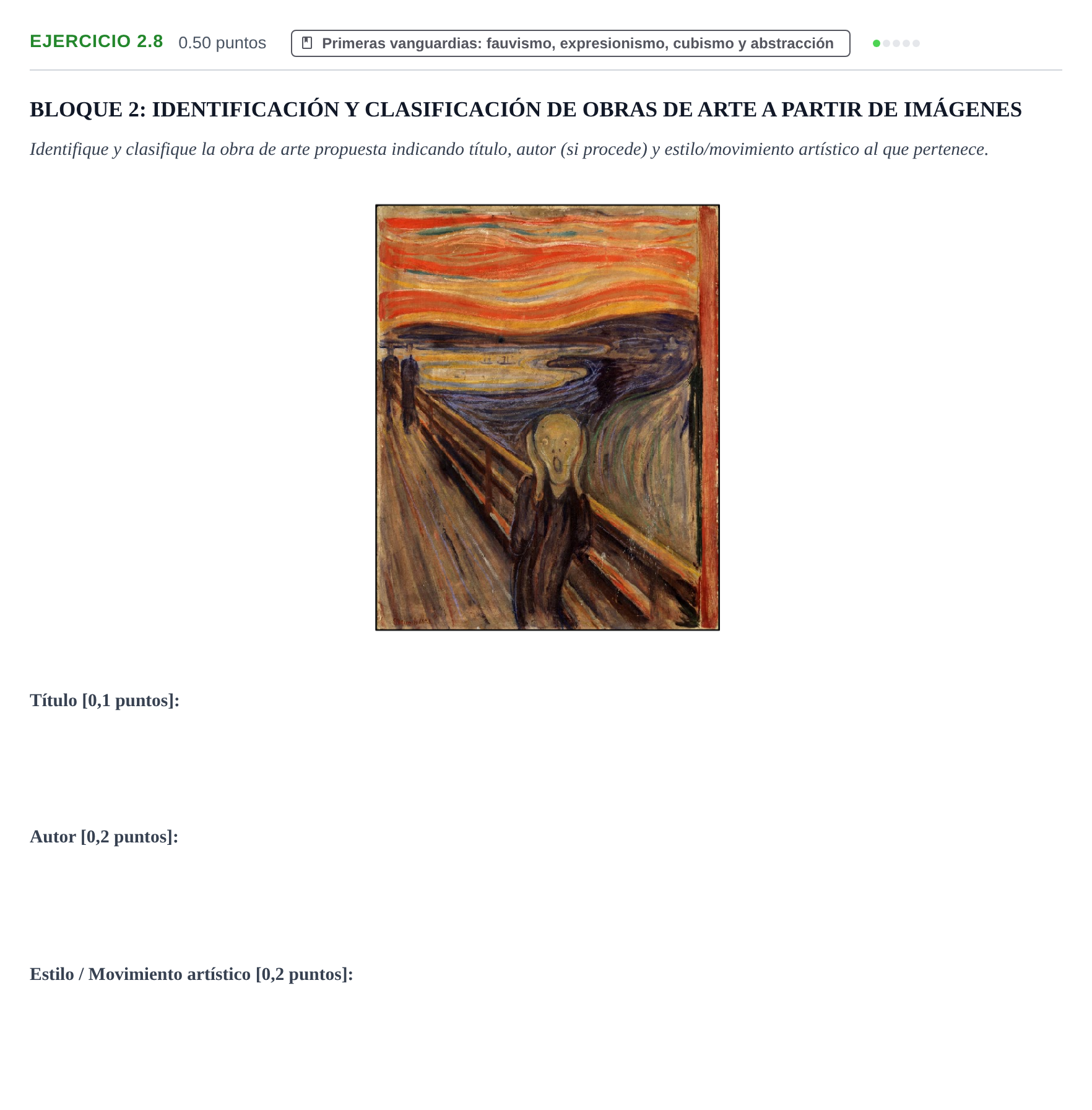 Enunciado: Ejercicio 2.8 · Fundamentos Artísticos PAU La Rioja Ordinaria 2025