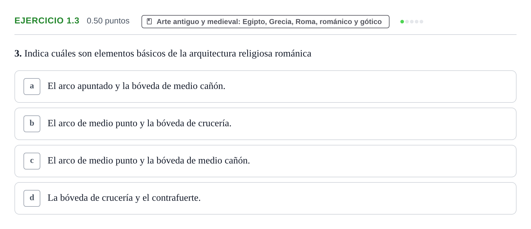 Enunciado: Ejercicio 1.3 · Fundamentos Artísticos PAU La Rioja Extraordinaria 2025