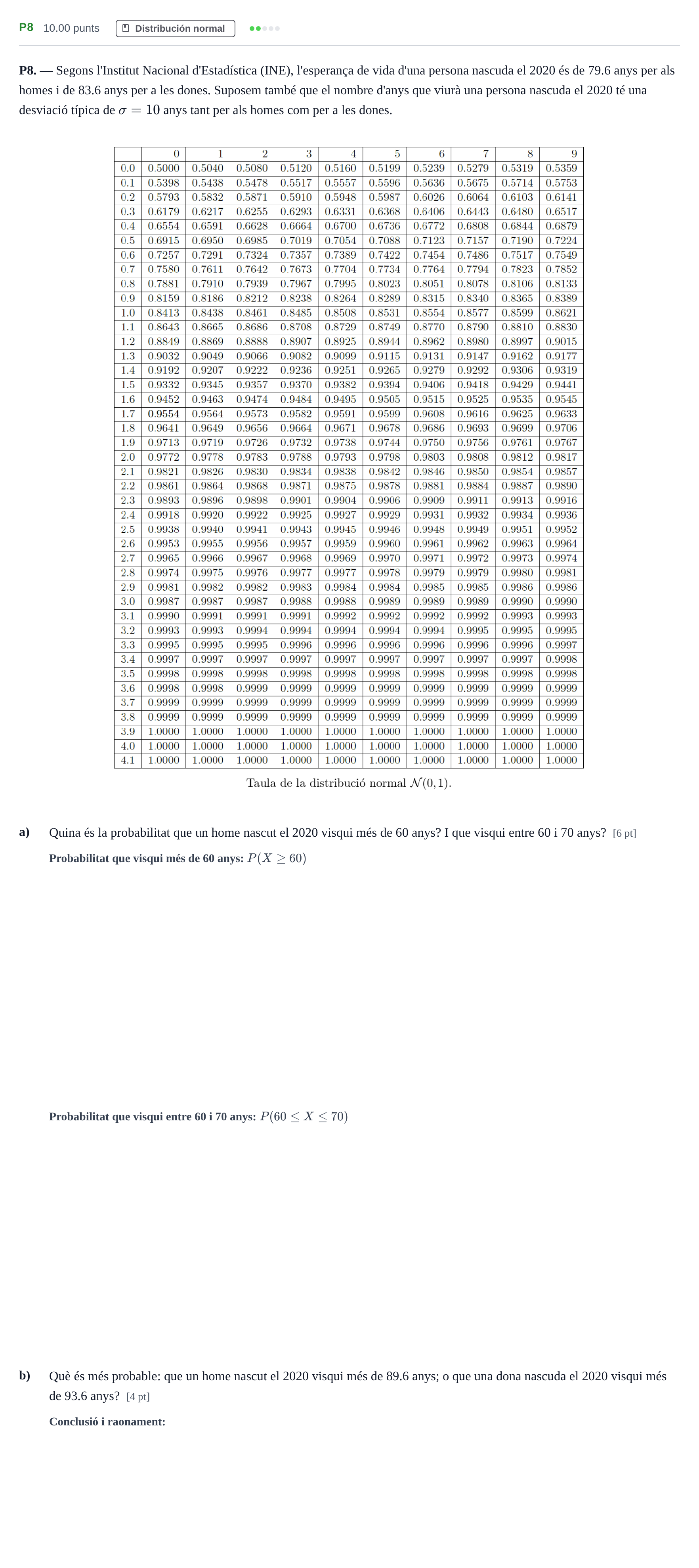 Enunciado: Ejercicio P8 · Matemáticas aplicadas a las Ciencias Sociales II PAU Baleares Ordinaria 2024