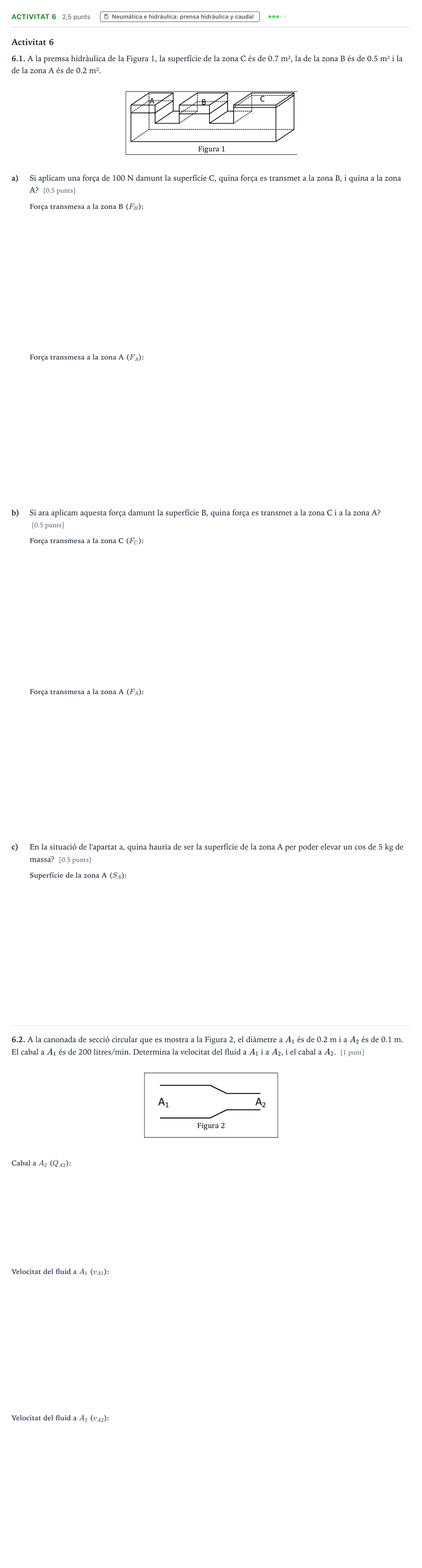 Enunciado: Ejercicio Activitat 6 · Tecnología e Ingeniería II PAU Baleares Ordinaria 2024