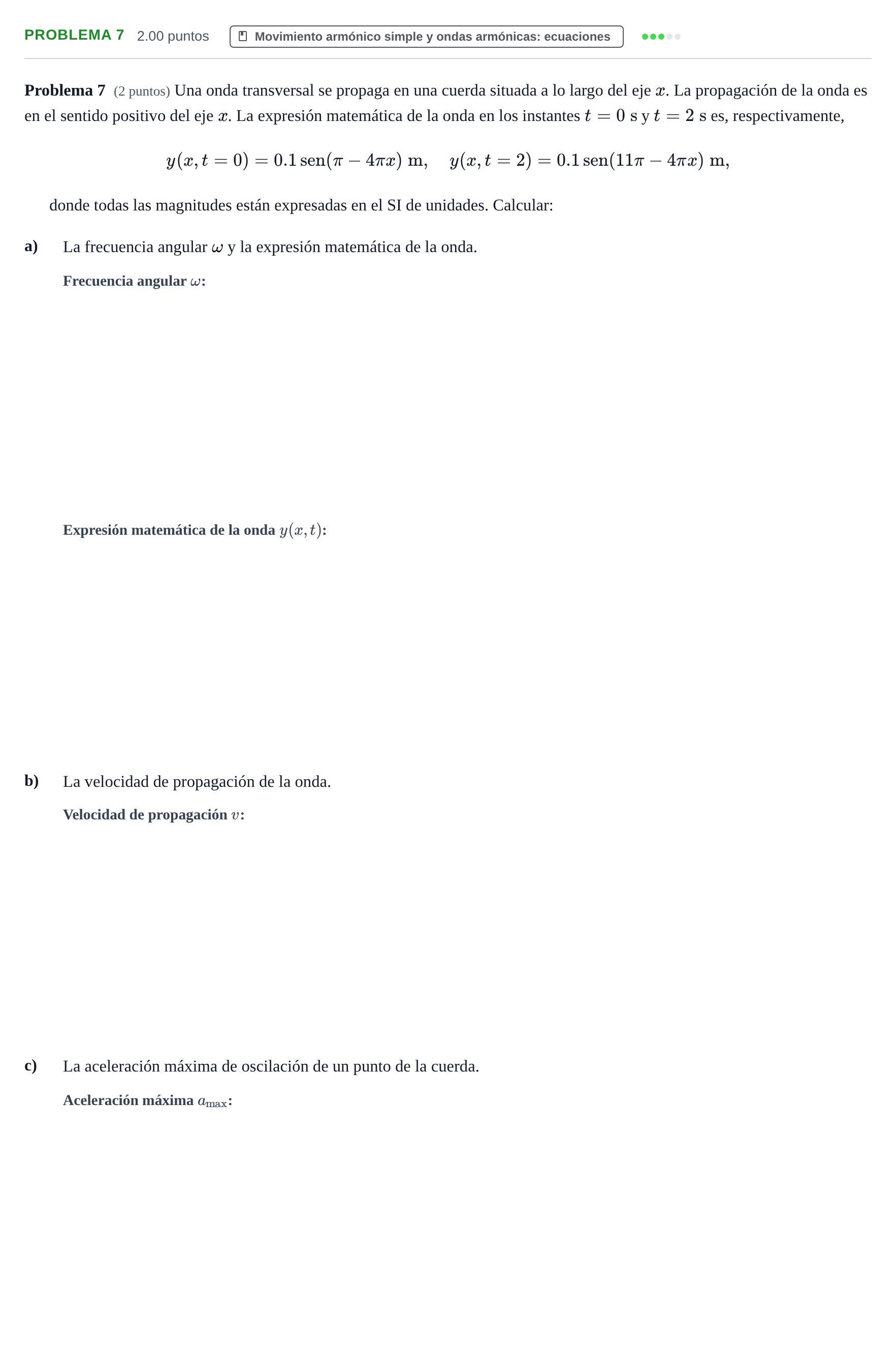 Enunciado: Problema 7 · Física PAU La Rioja Ordinaria 2024