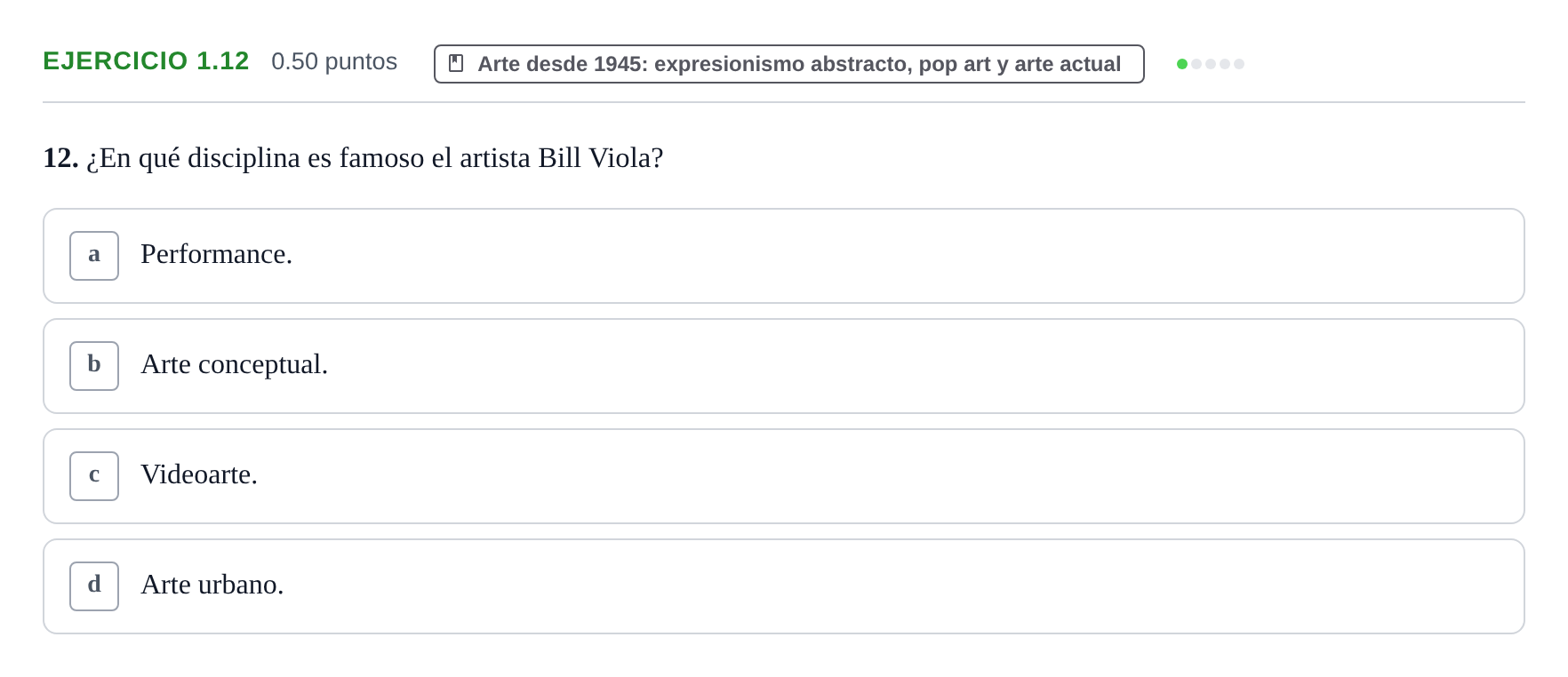 Enunciado: Ejercicio 1.12 · Fundamentos Artísticos PAU La Rioja Extraordinaria 2024