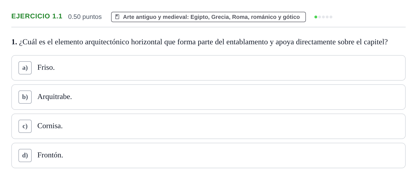 Enunciado: Ejercicio 1.1 · Fundamentos Artísticos PAU La Rioja Extraordinaria 2024