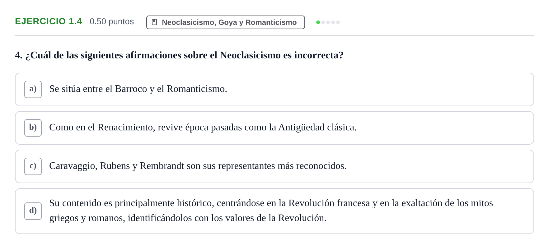 Enunciado: Ejercicio 1.4 · Fundamentos Artísticos PAU La Rioja Ordinaria 2024