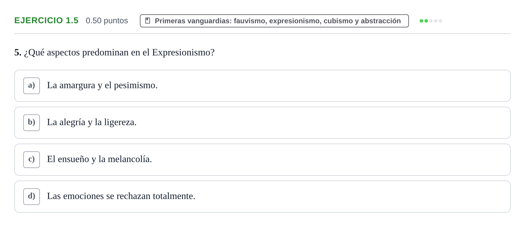 Enunciado: Ejercicio 1.5 · Fundamentos Artísticos PAU La Rioja Ordinaria 2024