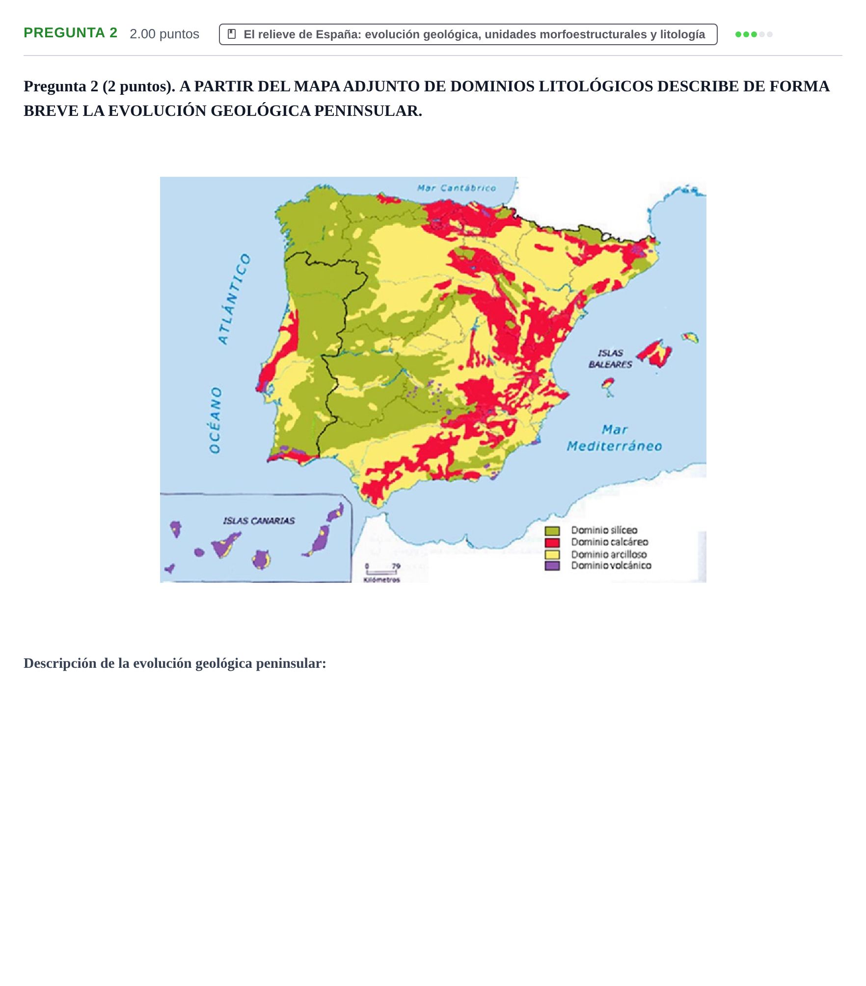 Enunciado: Pregunta 2 · Geografía PAU La Rioja Ordinaria 2024