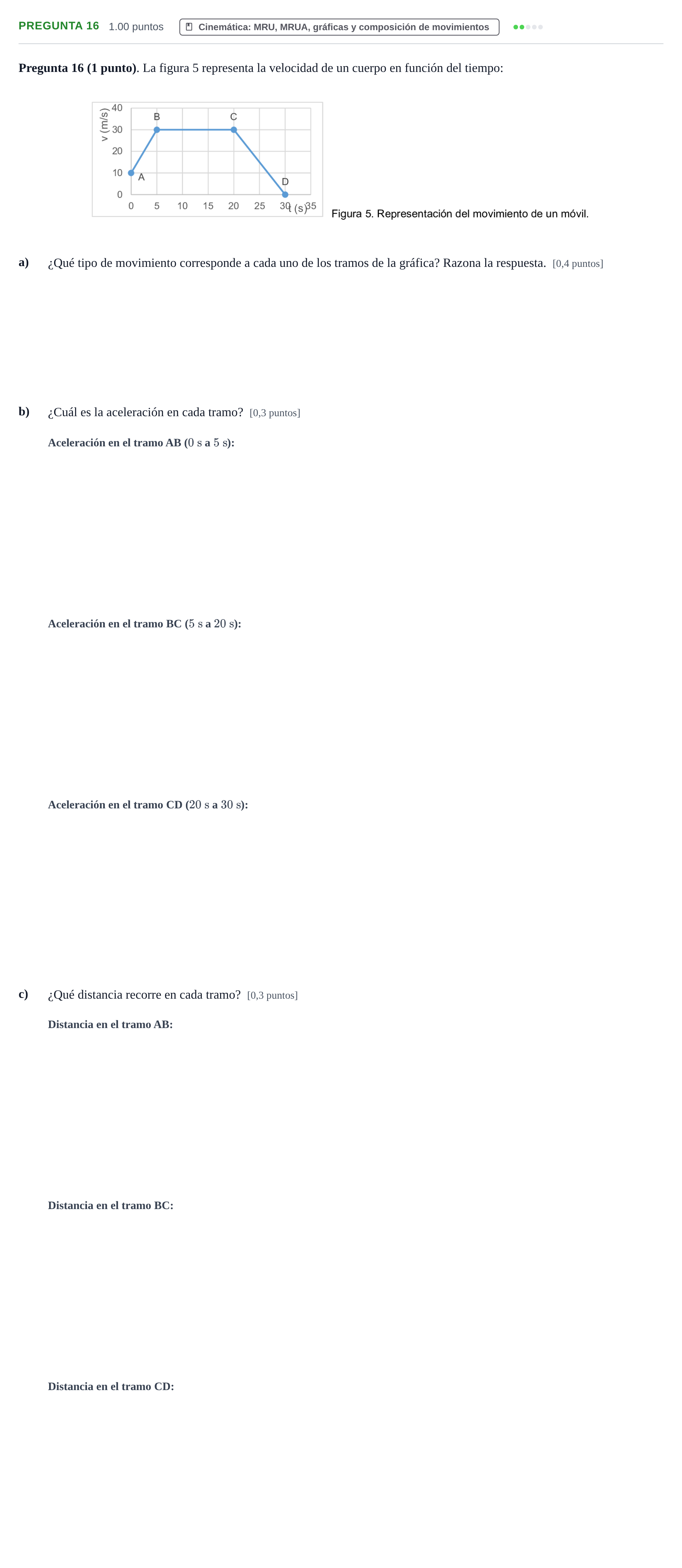 Enunciado: Pregunta 16 · Ciencias Generales PAU La Rioja Extraordinaria 2024