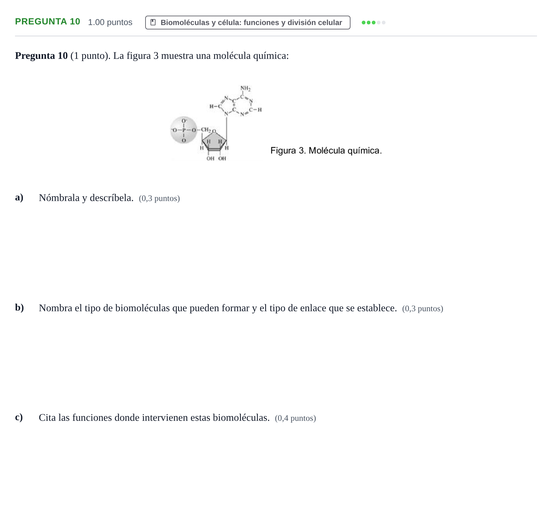 Enunciado: Pregunta 10 · Ciencias Generales PAU La Rioja Ordinaria 2024