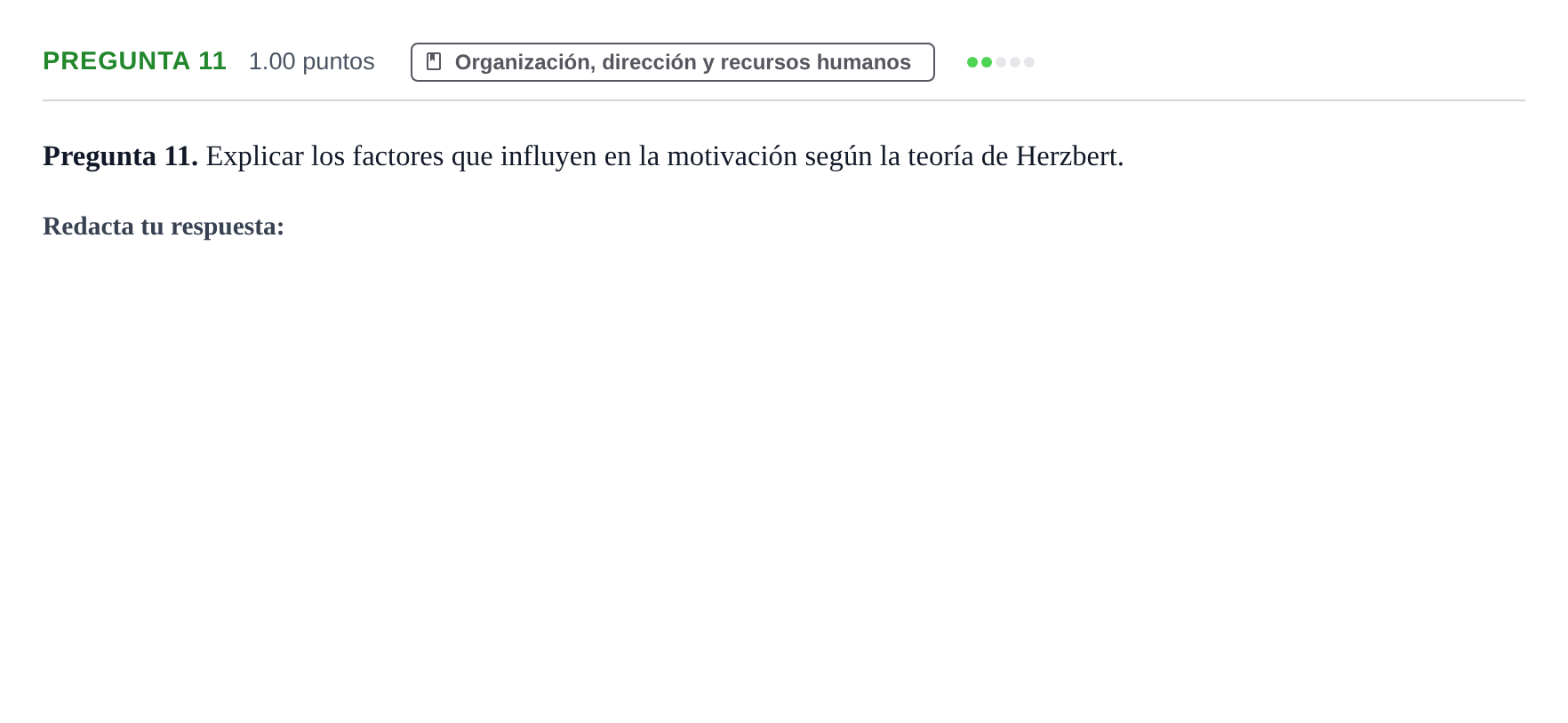 Enunciado: Pregunta 11 · Empresa y Diseño de Modelos de Negocio PAU La Rioja Extraordinaria 2024