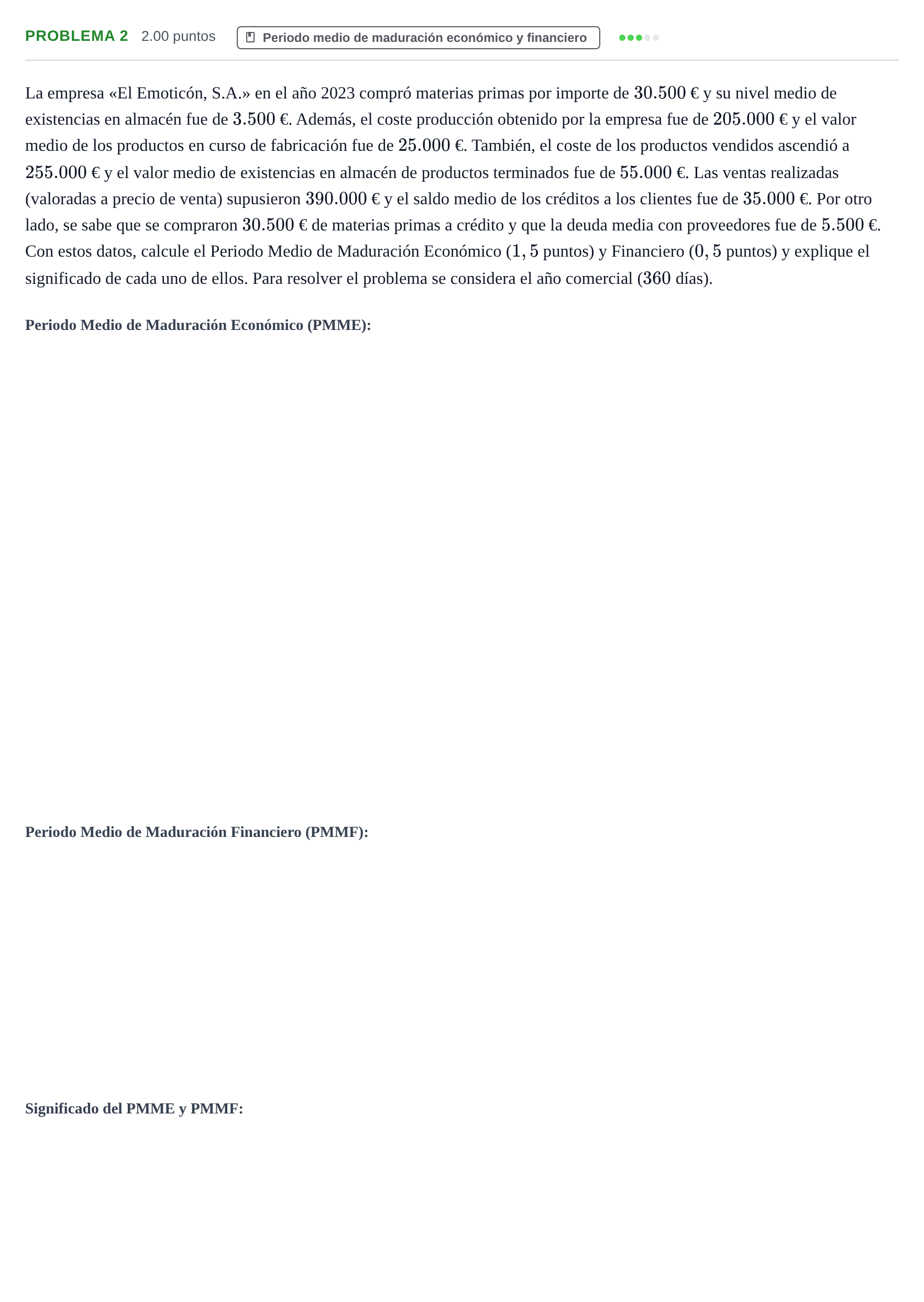 Enunciado: Problema 2 · Empresa y Diseño de Modelos de Negocio PAU La Rioja Extraordinaria 2024