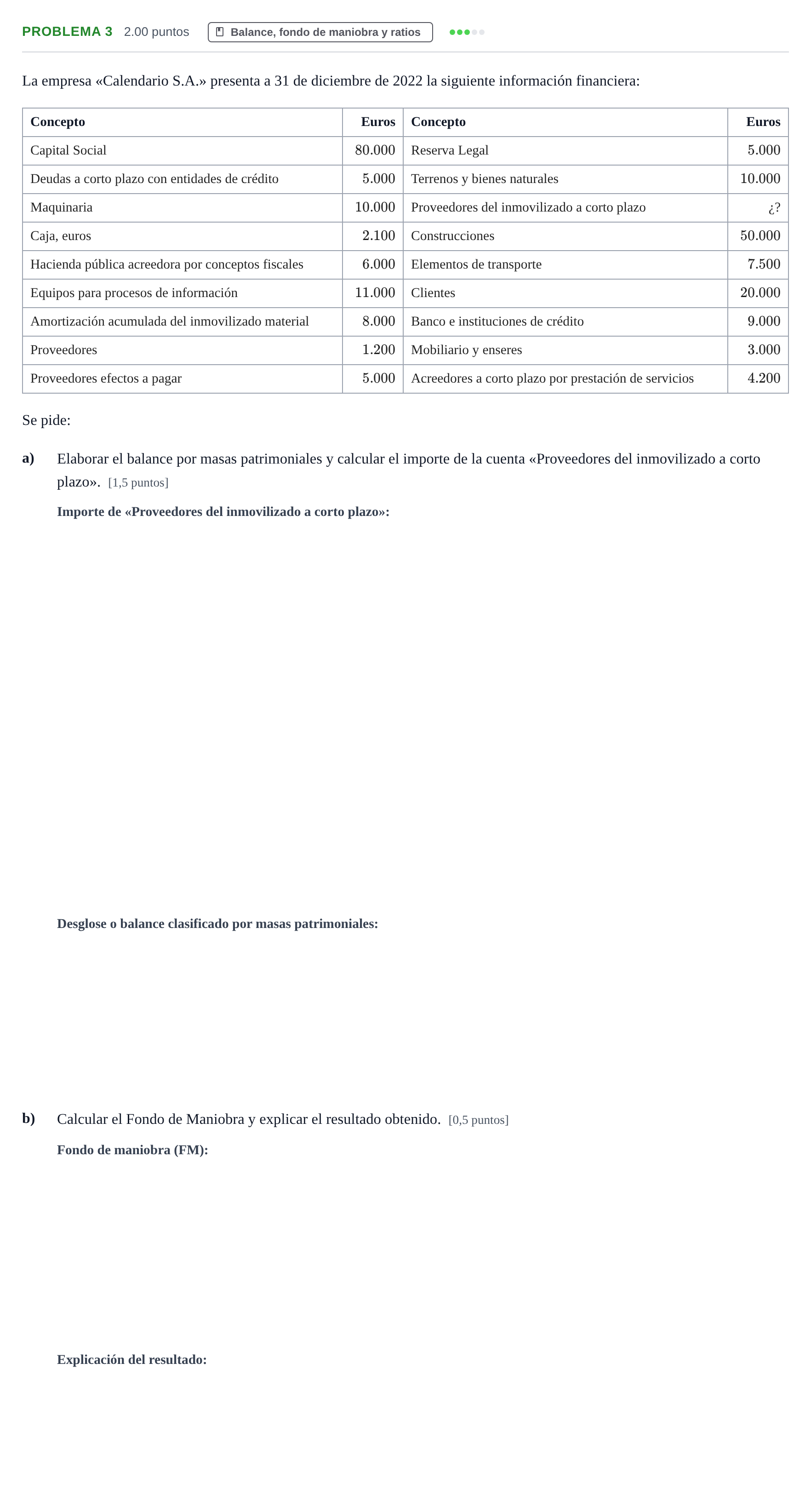 Enunciado: Problema 3 · Empresa y Diseño de Modelos de Negocio PAU La Rioja Extraordinaria 2024