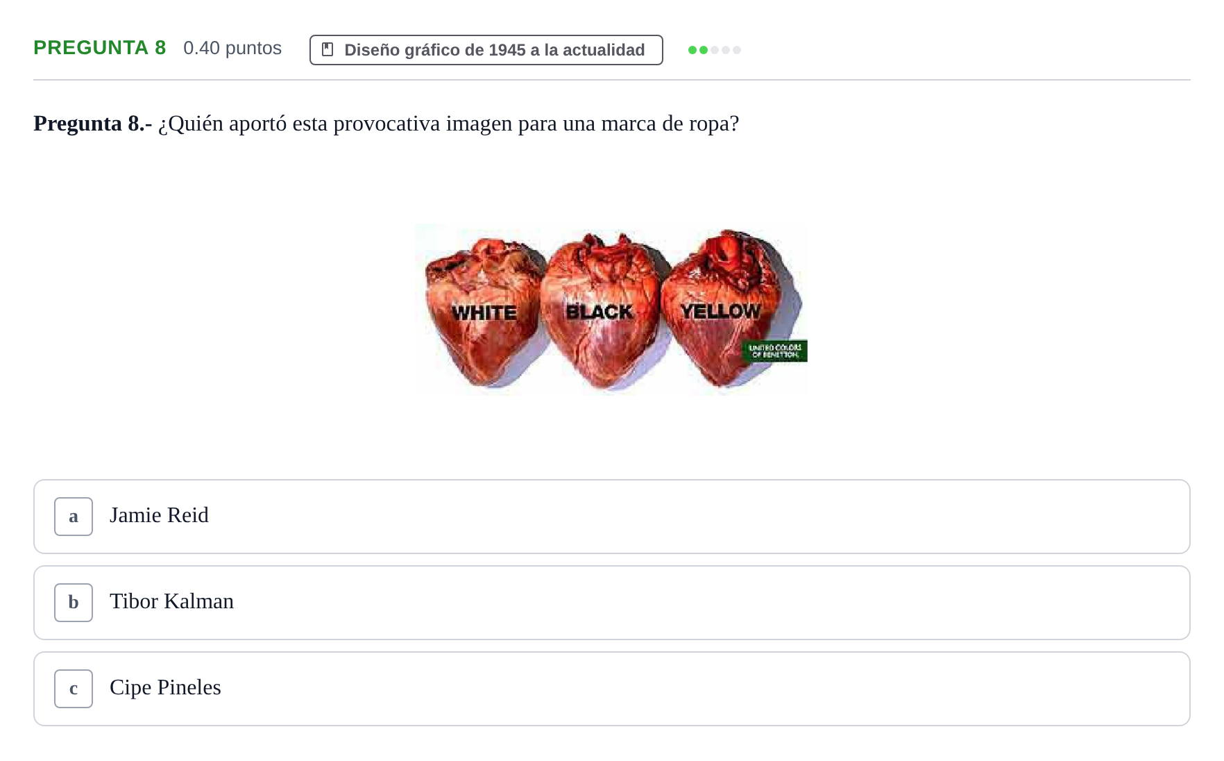 Enunciado: Pregunta 8 · Diseño PAU La Rioja Extraordinaria 2024