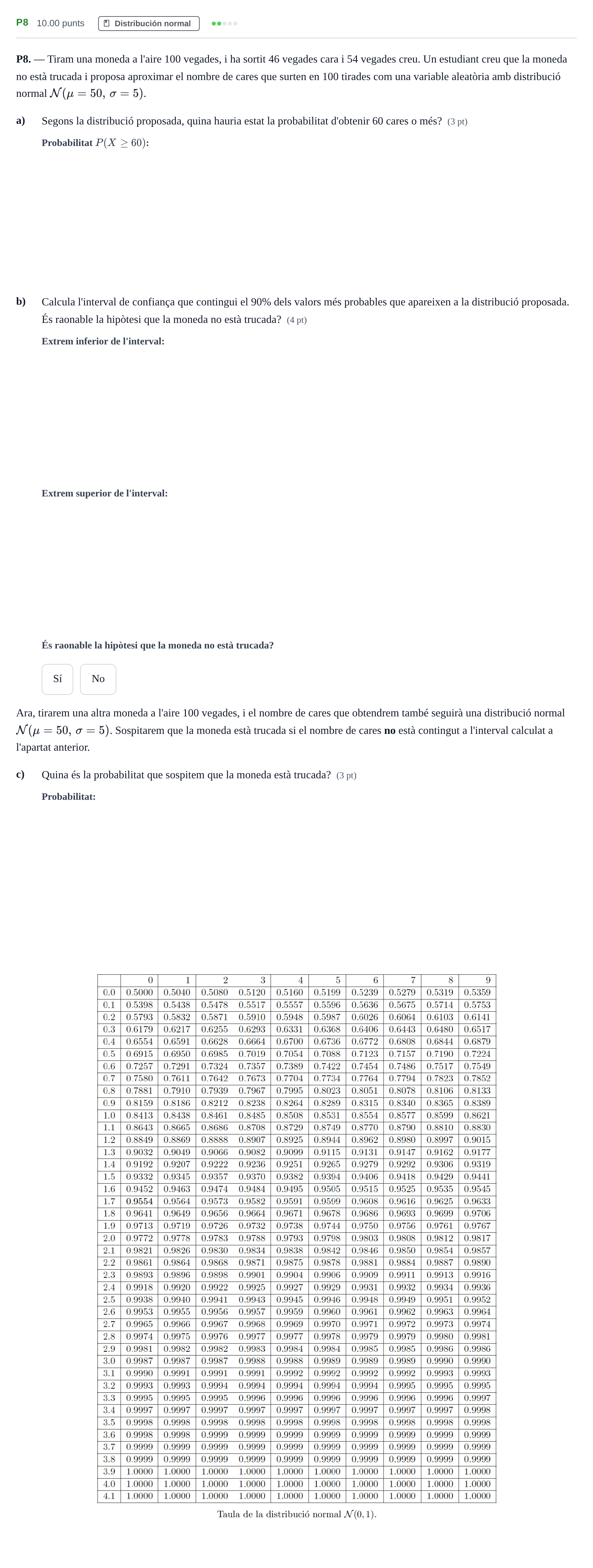 Enunciado: Ejercicio P8 · Matemáticas aplicadas a las Ciencias Sociales II PAU Baleares Extraordinaria 2023