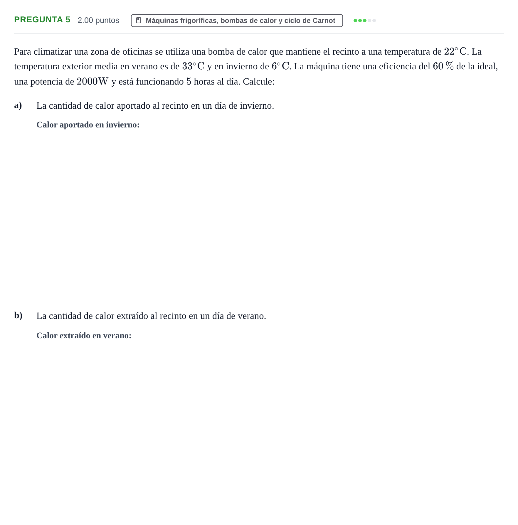 Enunciado: Pregunta 5 · Tecnología e Ingeniería II PAU La Rioja Ordinaria 2024