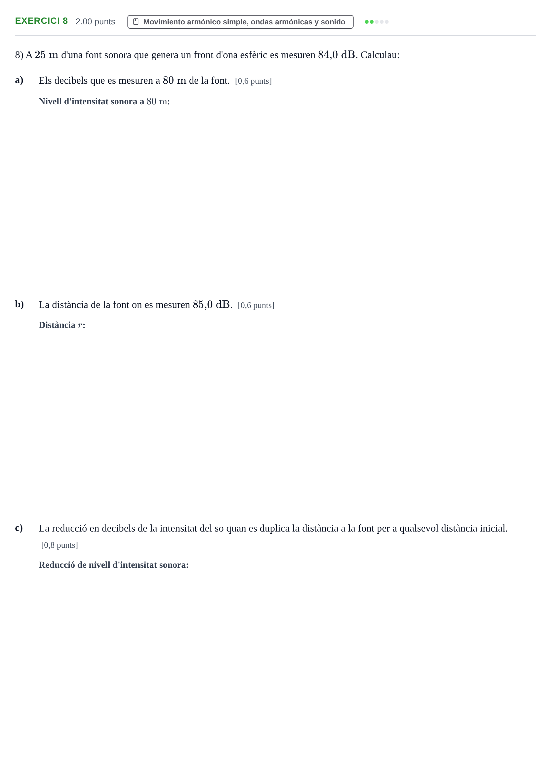Enunciado: Problema 8 · Física PAU Baleares Extraordinaria 2022