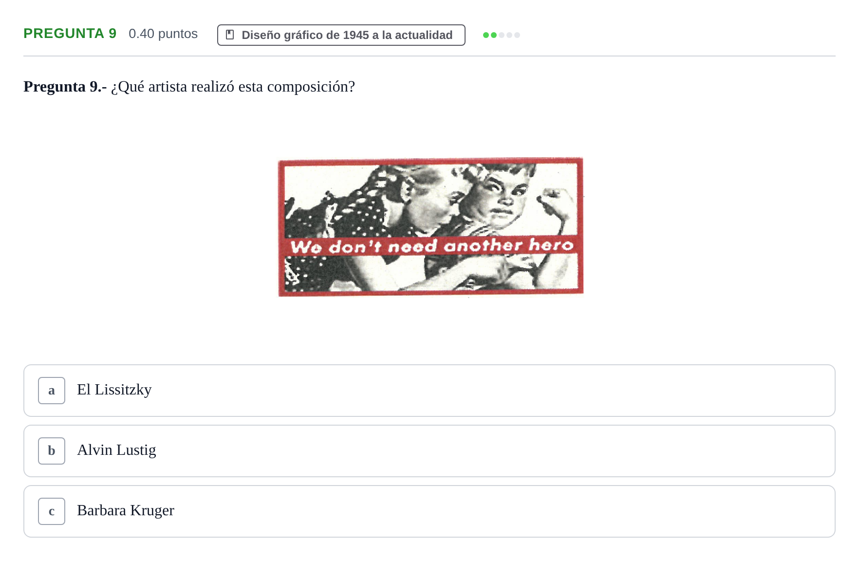 Enunciado: Pregunta 9 · Diseño PAU La Rioja Ordinaria 2023