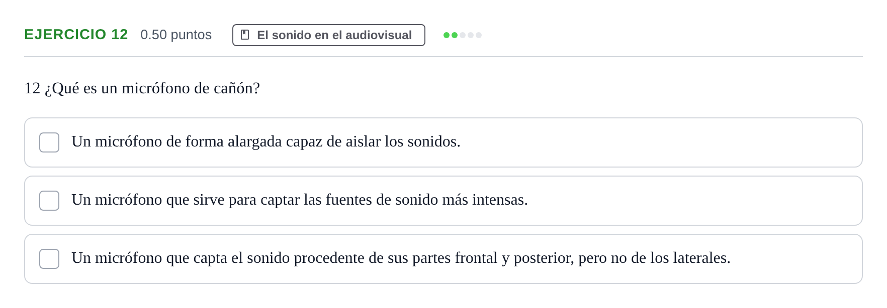 Enunciado: Problema 12 · Cultura Audiovisual II PAU La Rioja Ordinaria 2023