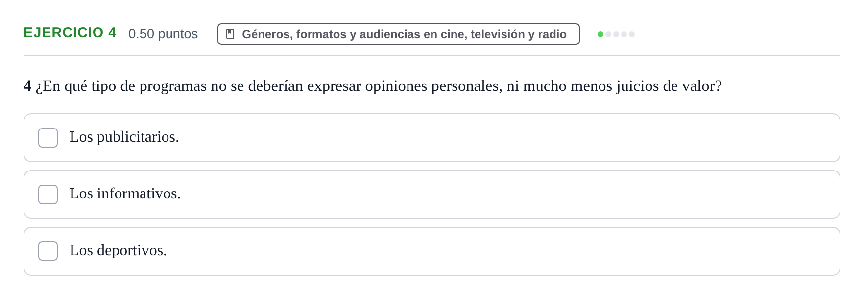 Enunciado: Problema 4 · Cultura Audiovisual II PAU La Rioja Ordinaria 2023