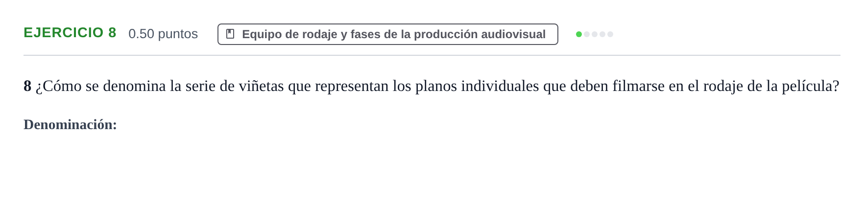 Enunciado: Problema 8 · Cultura Audiovisual II PAU La Rioja Ordinaria 2023