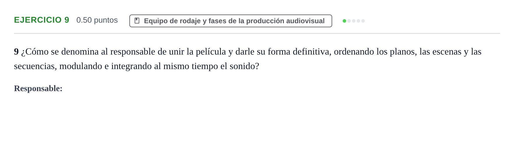 Enunciado: Problema 9 · Cultura Audiovisual II PAU La Rioja Ordinaria 2023
