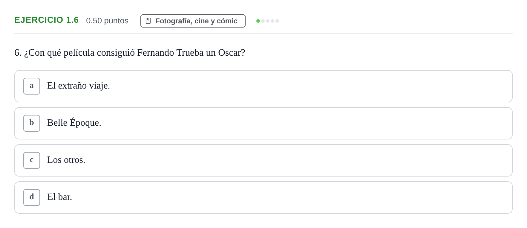 Enunciado: Ejercicio 1.6 · Fundamentos Artísticos PAU La Rioja Ordinaria 2023