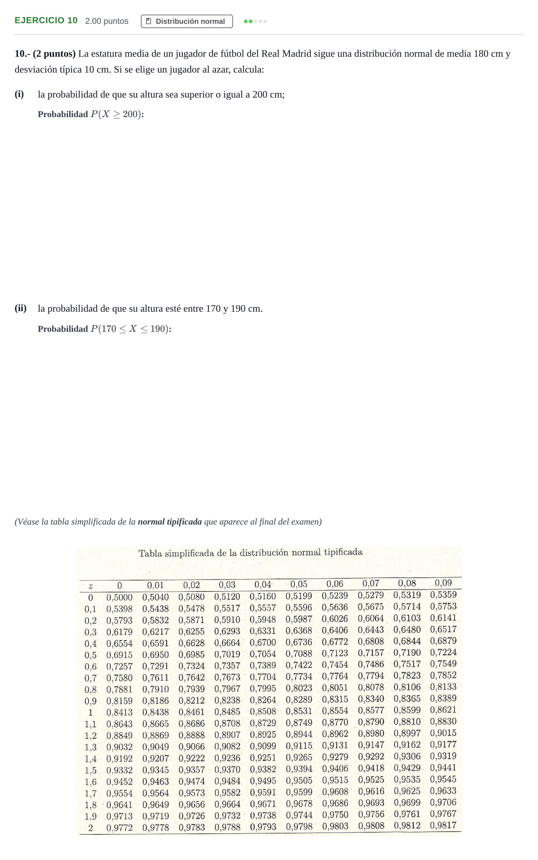 Enunciado: Problema 10 · Matemáticas II PAU La Rioja Extraordinaria 2023