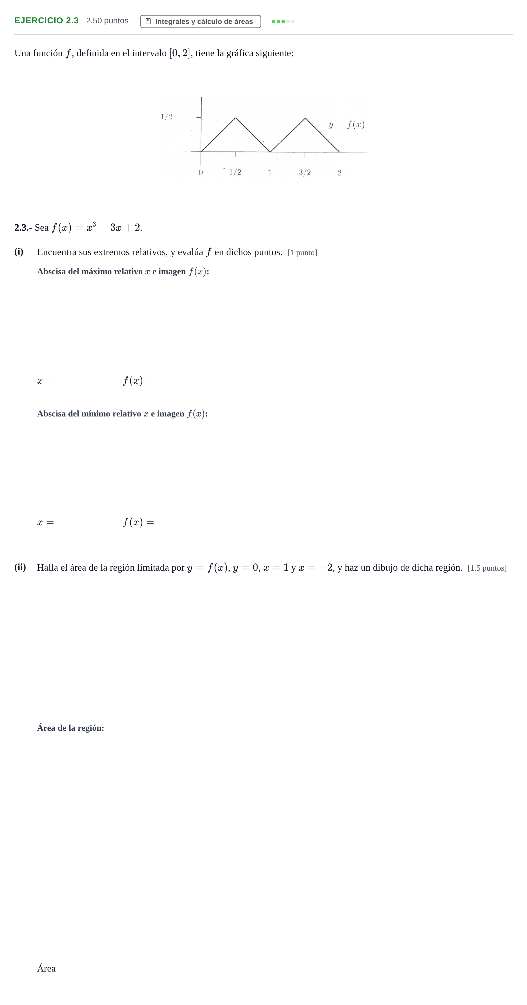 Enunciado: Ejercicio 2.3 · Matemáticas aplicadas a las Ciencias Sociales II PAU La Rioja Ordinaria 2023