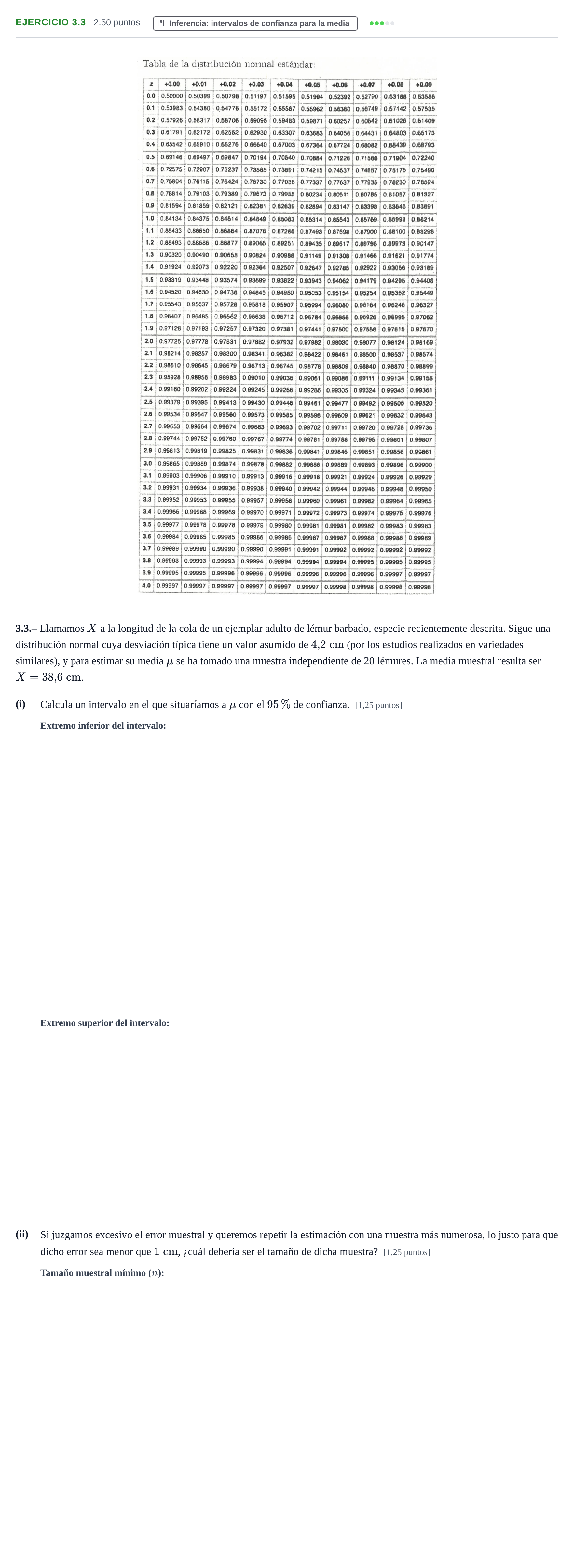 Enunciado: Ejercicio 3.3 · Matemáticas aplicadas a las Ciencias Sociales II PAU La Rioja Ordinaria 2023