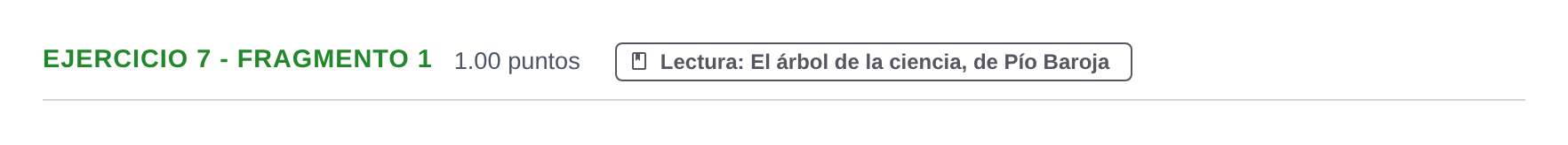 Enunciado: Ejercicio 7 - Fragmento 1 · Lengua Castellana y Literatura II PAU La Rioja Extraordinaria 2023