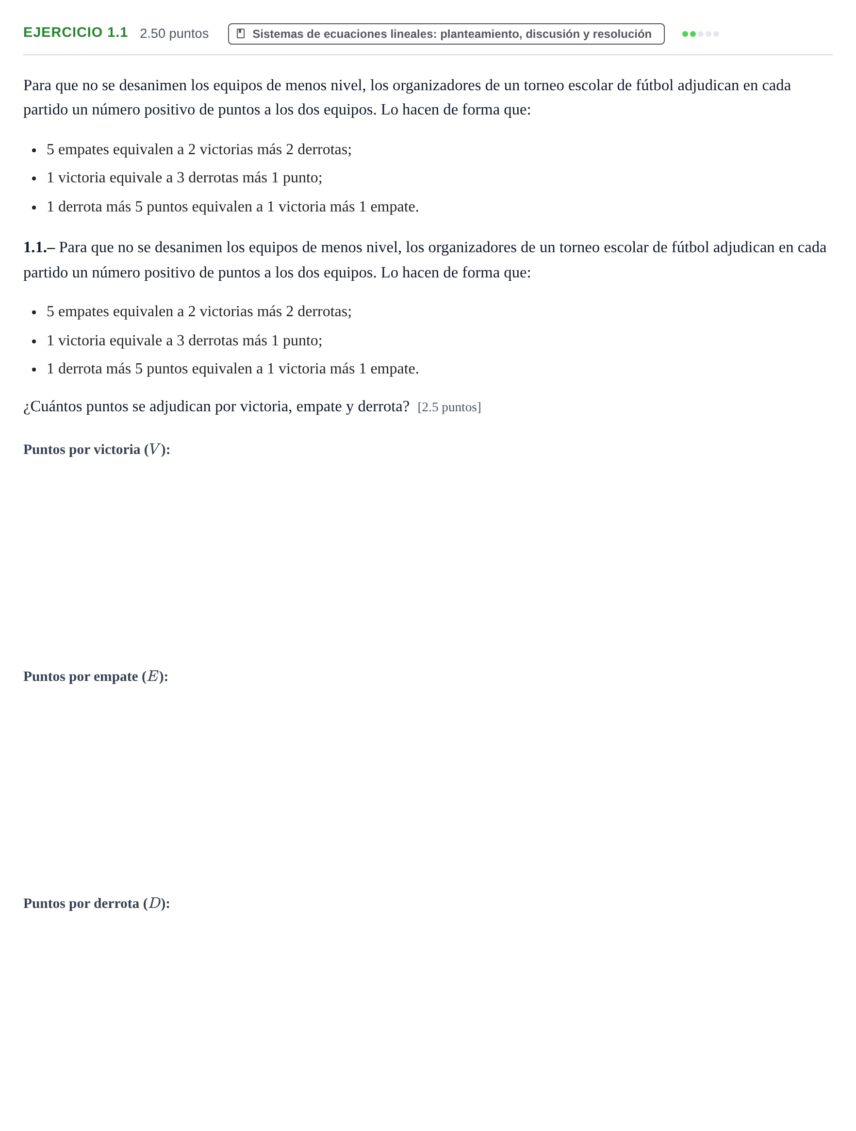 Enunciado: Ejercicio 1.1 · Matemáticas aplicadas a las Ciencias Sociales II PAU La Rioja Extraordinaria 2023