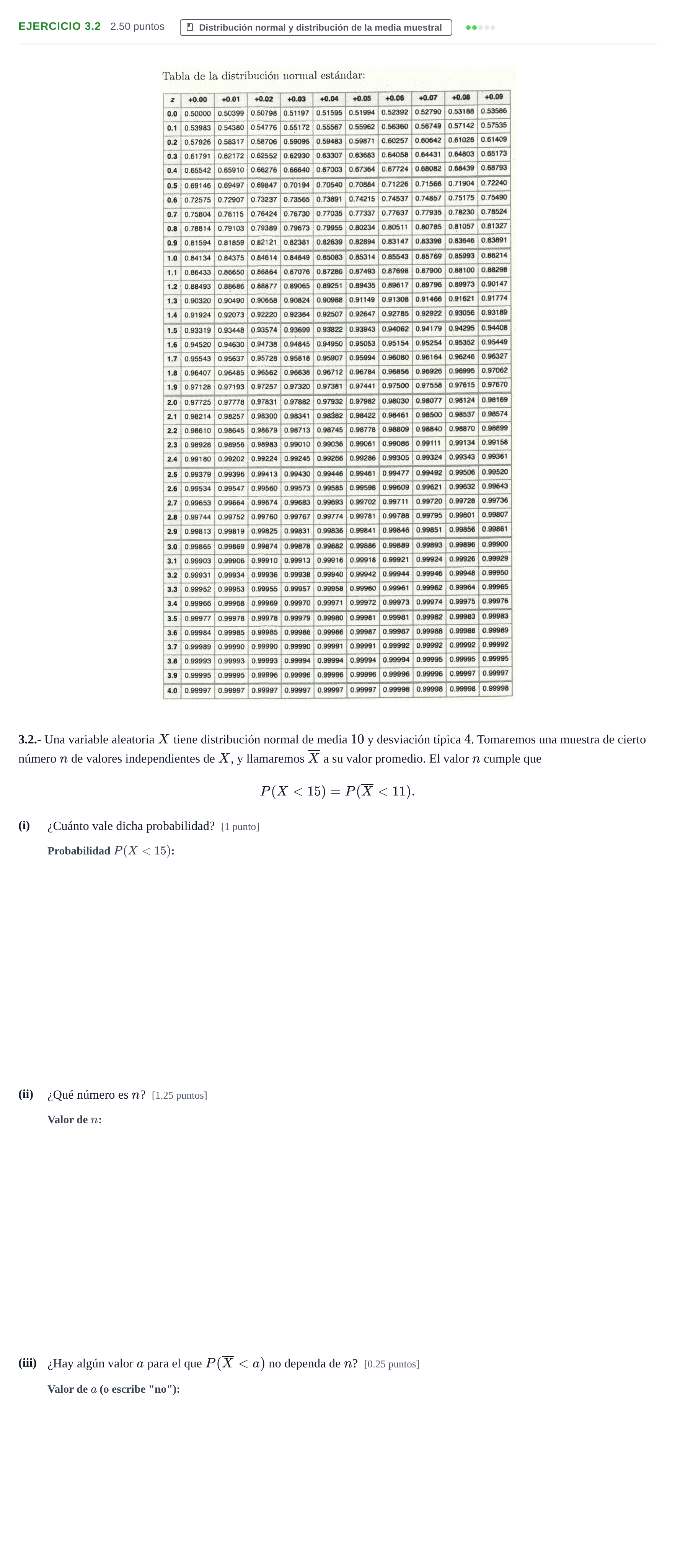 Enunciado: Ejercicio 3.2 · Matemáticas aplicadas a las Ciencias Sociales II PAU La Rioja Extraordinaria 2023
