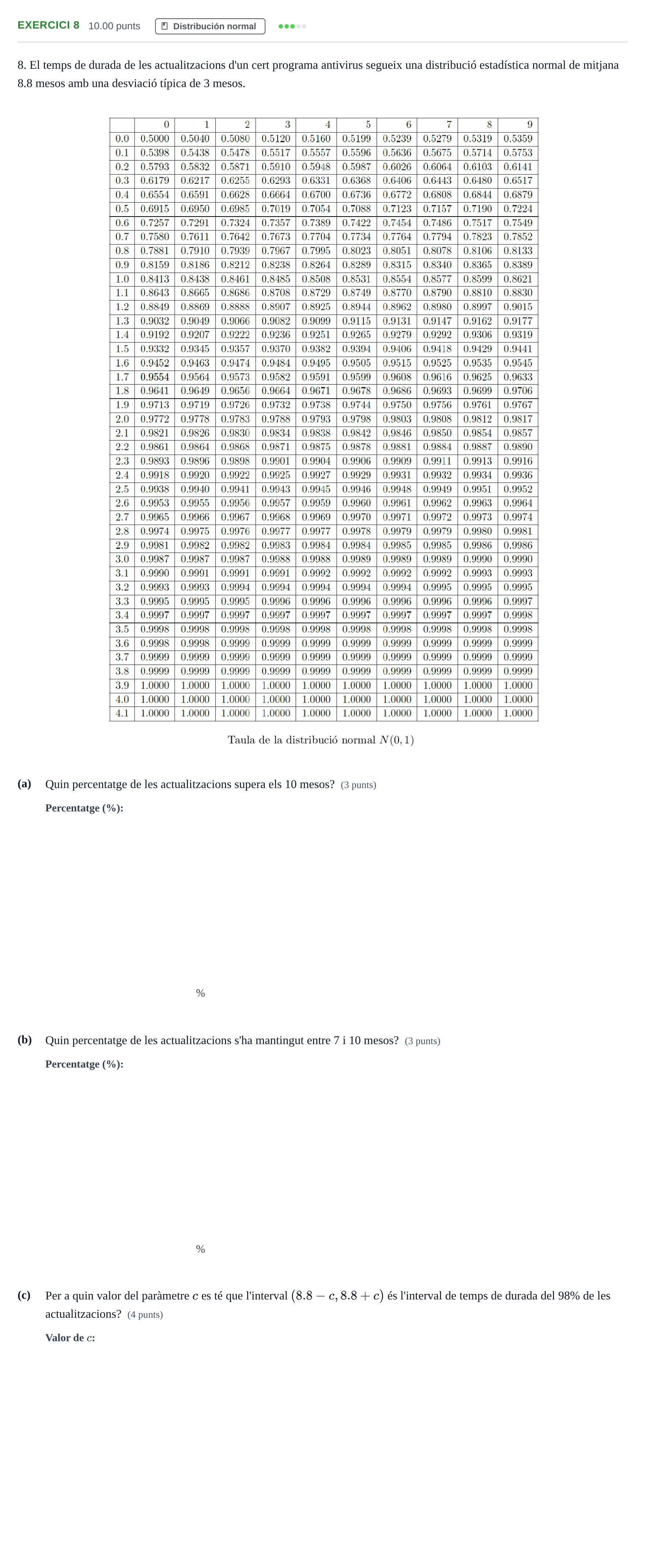 Enunciado: Problema 8 · Matemáticas II PAU Baleares Ordinaria 2022