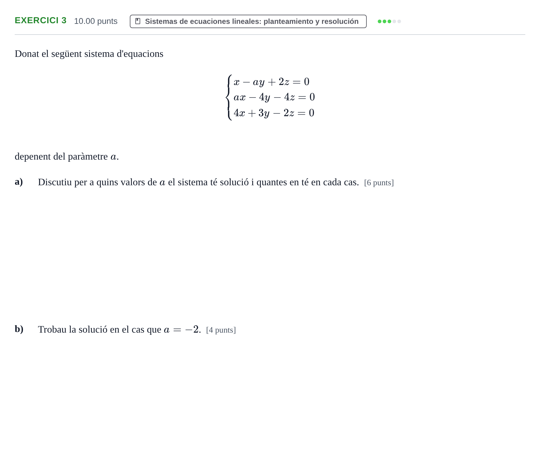 Enunciado: Problema 3 · Matemáticas aplicadas a las Ciencias Sociales II PAU Baleares Ordinaria 2022