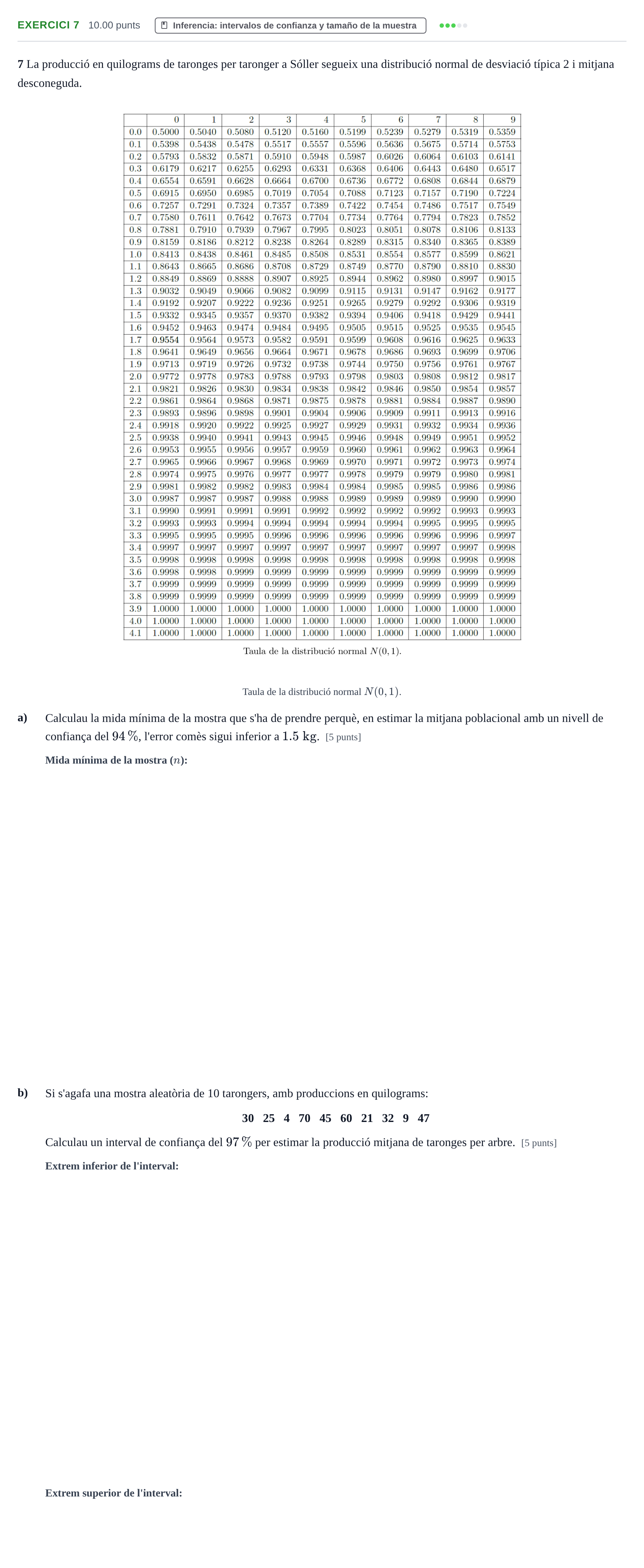Enunciado: Problema 7 · Matemáticas aplicadas a las Ciencias Sociales II PAU Baleares Ordinaria 2022