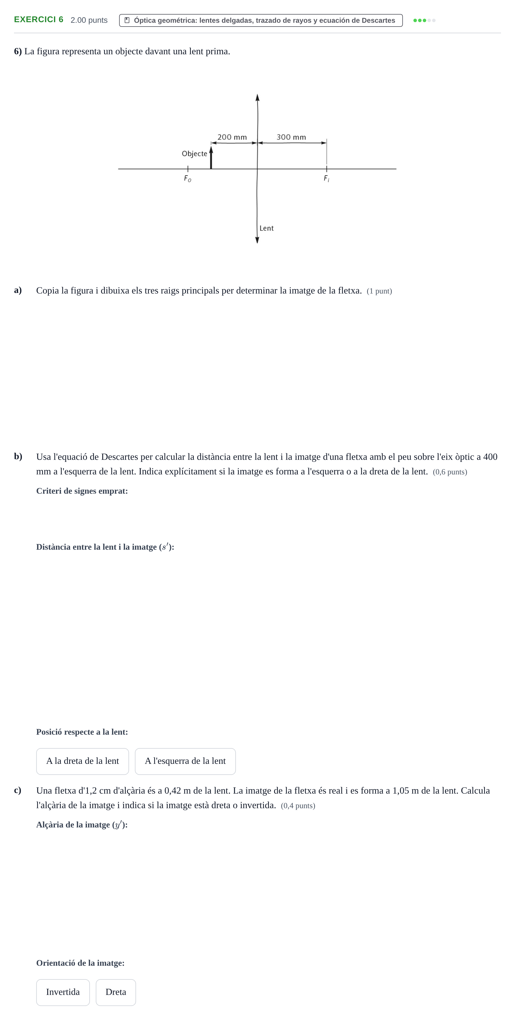 Enunciado: Problema 6 · Física PAU Baleares Extraordinaria 2021