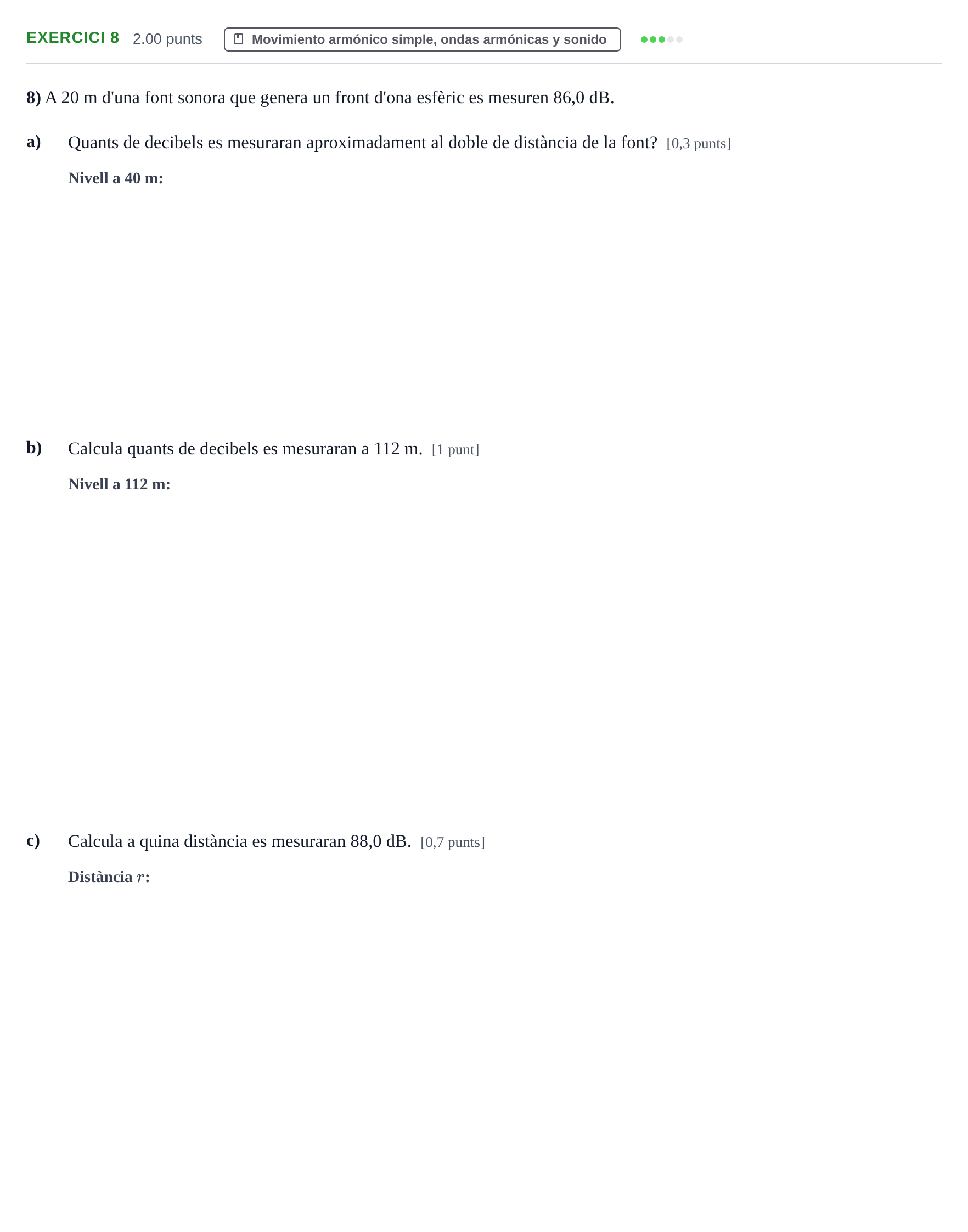 Enunciado: Problema 8 · Física PAU Baleares Extraordinaria 2021
