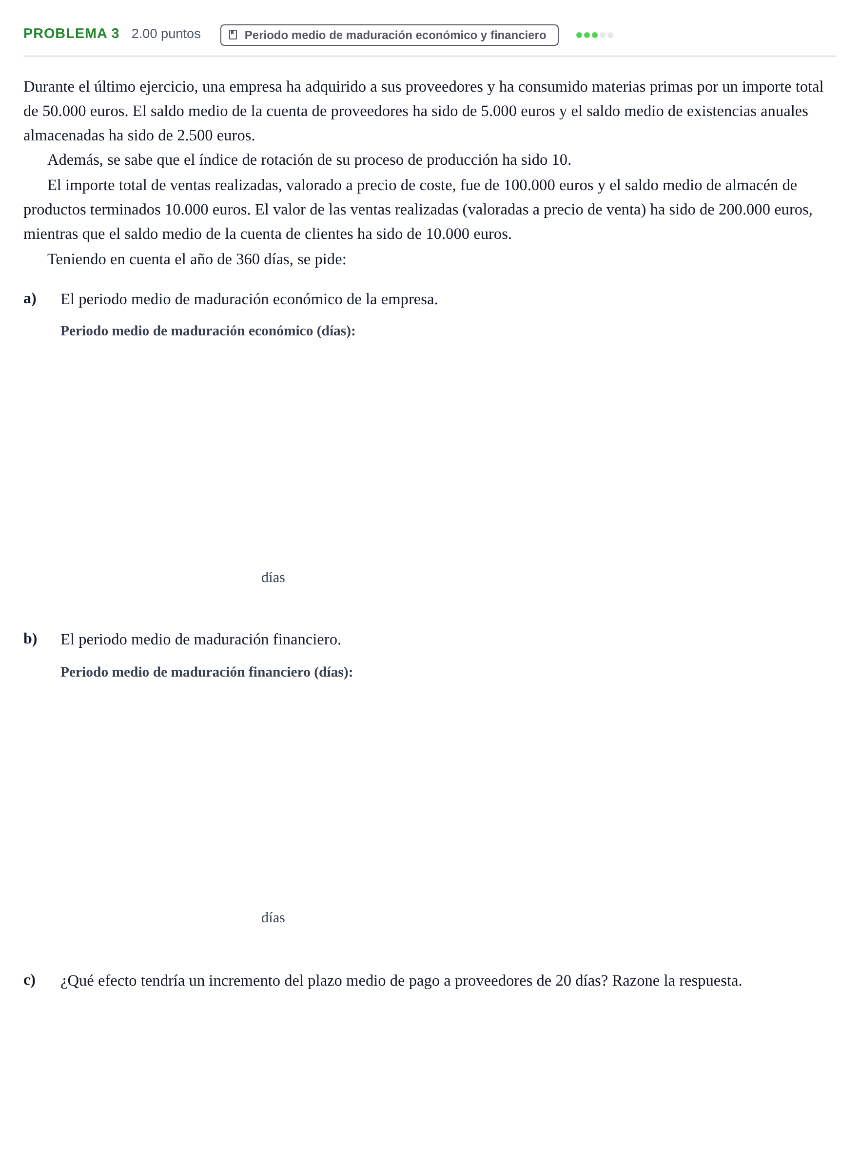 Enunciado: Problema 3 · Empresa y Diseño de Modelos de Negocio PAU La Rioja Ordinaria 2022