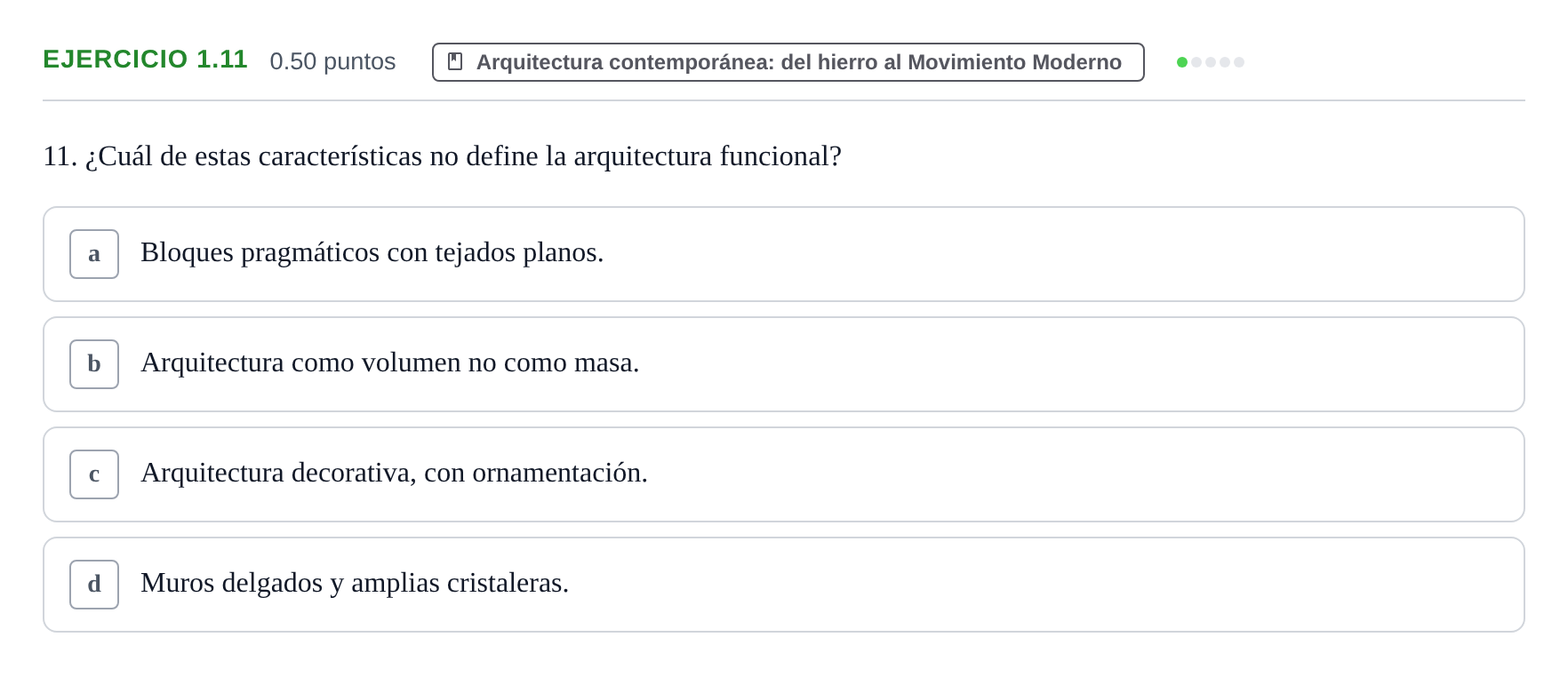 Enunciado: Ejercicio 1.11 · Fundamentos Artísticos PAU La Rioja Ordinaria 2022