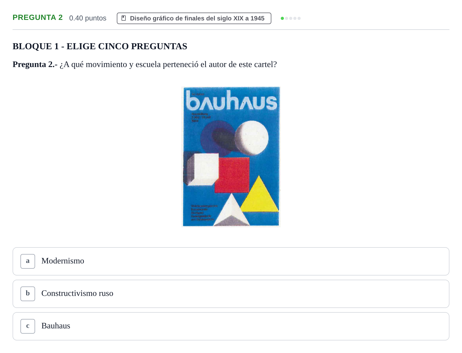 Enunciado: Pregunta 2 · Diseño PAU La Rioja Extraordinaria 2022