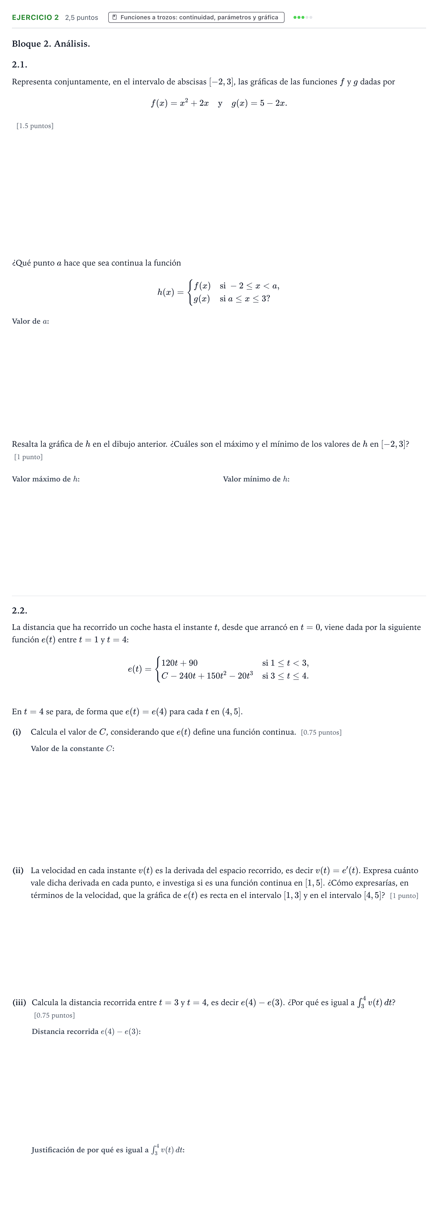 Enunciado: Problema 2 · Matemáticas aplicadas a las Ciencias Sociales II PAU La Rioja Ordinaria 2022
