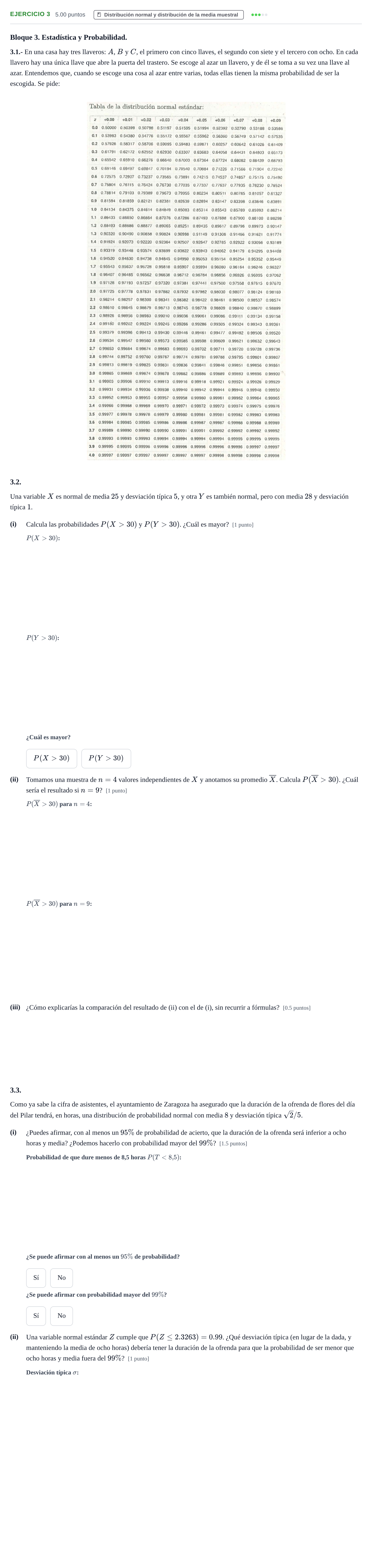 Enunciado: Problema 3 · Matemáticas aplicadas a las Ciencias Sociales II PAU La Rioja Ordinaria 2022