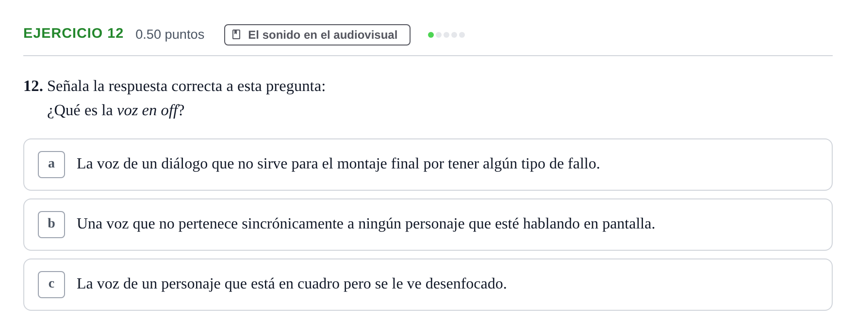 Enunciado: Problema 12 · Cultura Audiovisual II PAU La Rioja Ordinaria 2021